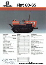 Fiat 60-65 Crawler Tractor Sales Brochure-fiat,-fiatagri.-laverda-Model Barn