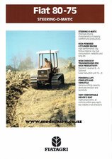 Fiat 80-75 Crawler Steering-O-Matic Tractor Sales Brochure-fiat,-fiatagri.-laverda-Model Barn
