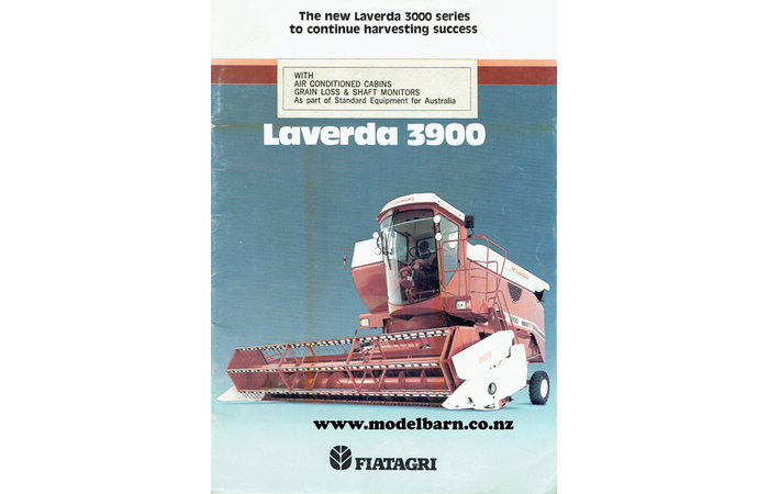 Laverda 3900 Combine Harvester Sales Brochure