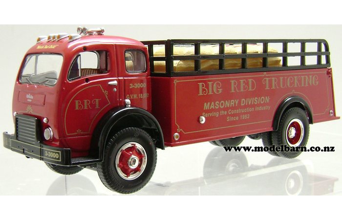 1/34 White 3000 Stake Truck (1953) "Big Red Trucking"