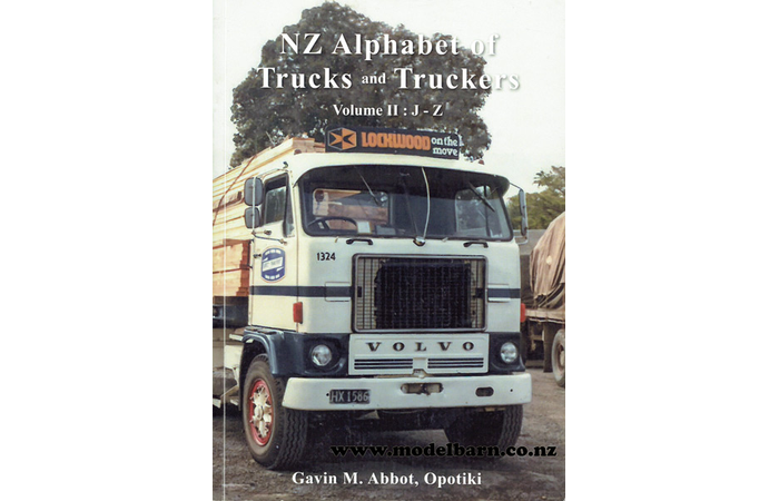 NZ Alphabet of Trucks & Truckers Volume II; J-Z Book