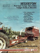 Hesston Pull-Type Forage Harvesters, Forage Boxes & Blowers Sales Brochure-hesston-Model Barn
