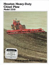 Hesston 2310 Heavy-Duty Chisel Plow Sales Brochure-hesston-Model Barn
