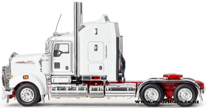 1/50 Kenworth T909 Prime Mover (White & Red) - Trucks & Trailers