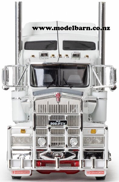 1/50 Kenworth T909 Prime Mover (White & Red) - Trucks & Trailers