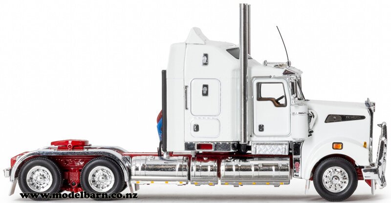 1/50 Kenworth T909 Prime Mover (White & Red) - Trucks & Trailers