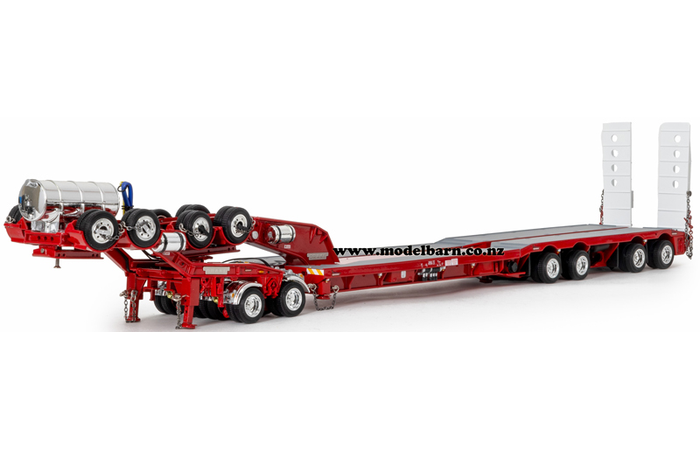 1/50 Drake 2x8 Dolly & 4x8 Swingwing Low Loader Trailer (Rosso Red)