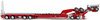 1/50 Drake 2x8 Dolly & 4x8 Swingwing Low Loader Trailer (Rosso Red)