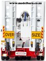 1/50 Kenworth T909 Prime Mover with Drake 2x8 Dolly & 4x8 Swingwing Low Loader Trailer Combo (White & Red)