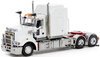 1/50 Mack Super-Liner III Prime Mover with Drake 2x8 Dolly & 4x8 Swingwing Low Loader Trailer Combo (White & Red)