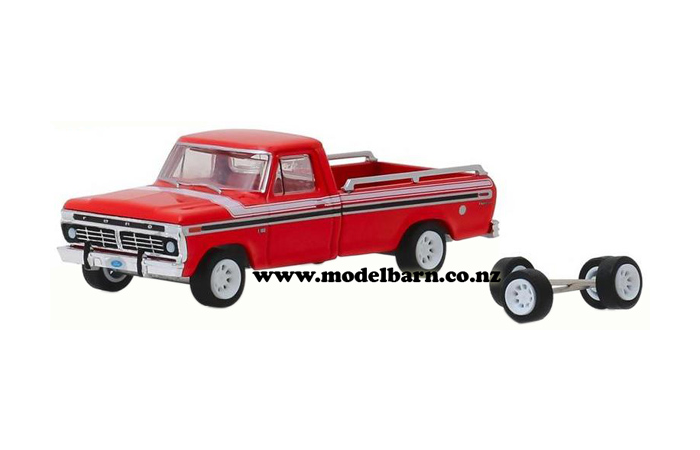 1/64 Ford F-100 Explorer Pick-Up (1975, red) with Spare Tyres