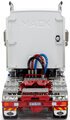 1/50 Mack Super-Liner III Prime Mover with Drake 2x8 Dolly & 4x8 Swingwing Low Loader Trailer Combo (White & Red)