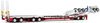 1/50 Mack Super-Liner III Prime Mover with Drake 2x8 Dolly & 4x8 Swingwing Low Loader Trailer Combo (White & Red)