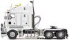 1/50 Kenworth K200 with Drake 2x8 Dolly & 4x8 Swingwing Low Loader Trailer Combo (White & Black)