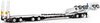 1/50 Kenworth K200 with Drake 2x8 Dolly & 4x8 Swingwing Low Loader Trailer Combo (White & Black)