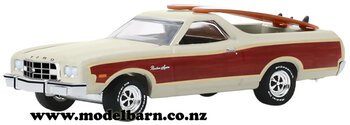 1/64 Ford Ranchero Squire (1973, cream & brown) & Surf Boards-ford-Model Barn