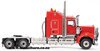 1/50 Kenworth C509 Prime Mover with Drake 2x8 Dolly & 4x8 Swingwing Low Loader Trailer Combo (Rosso Red)