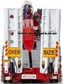 1/50 Kenworth C509 Prime Mover with Drake 2x8 Dolly & 4x8 Swingwing Low Loader Trailer Combo (Rosso Red)