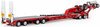 1/50 Kenworth C509 Prime Mover with Drake 2x8 Dolly & 4x8 Swingwing Low Loader Trailer Combo (Rosso Red)