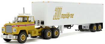 1/64 Mack R Prime Mover & 40' Vintage Semi Trailer "Mack 125th Anniversary"-trucks-and-trailers-Model Barn