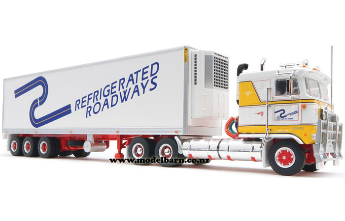 1/64 Kenworth COE with Refer Semi-Trailer "Refrigerated Roadways"