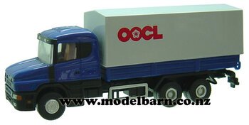 1/72 Scania T124G 420 Covered Truck "OOCL"-scania-Model Barn