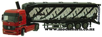 1/50 Mercedes Actros 1840 with Bulk Powder Semi Trailer-mercedes-Model Barn