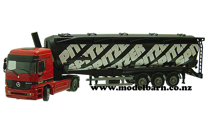 1/50 Mercedes Actros 1840 with Bulk Powder Semi Trailer