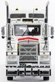 1/50 Kenworth C509 Prime Mover with Drake 2x8 Dolly & 4x8 Swingwing Low Loader Trailer Combo (White & Black)