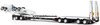 1/50 Kenworth C509 Prime Mover with Drake 2x8 Dolly & 4x8 Swingwing Low Loader Trailer Combo (White & Black)