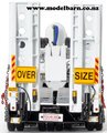 1/50 Kenworth C509 Prime Mover with Drake 2x8 Dolly & 4x8 Swingwing Low Loader Trailer Combo (White & Black)