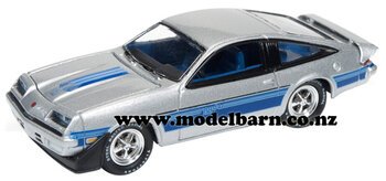 1/64 Chev Monza Spyder (1980, grey & blue)-chevrolet-and-gmc-Model Barn