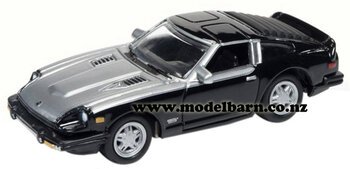 1/64 Datsun 280ZX Turbo (1981, black & grey)-nissan-and-datsun-Model Barn