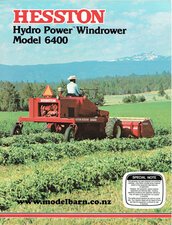 Hesston 6400 Hydo Power Windrower Sales Brochure-hesston-Model Barn
