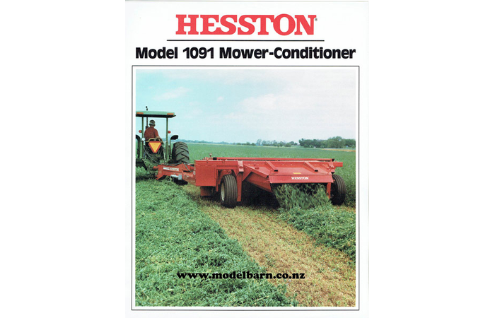 Hesston 1091 Mower Conditioner Sales Brochure