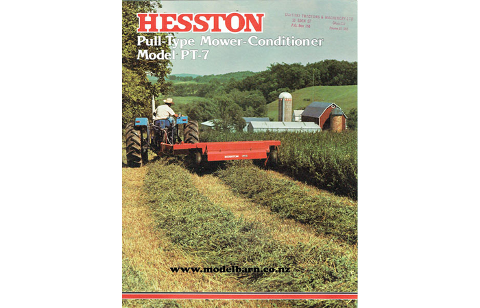 Hesston PT-7 Pull-Type Mower Conditioner Sales Brochure