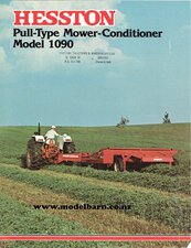 Hesston 1090 Pull-Type Mower Conditioner Sales Brochure-hesston-Model Barn