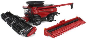1/64 Case IH AF11 Axial-Flow Combine Harvester on duals with 2 Heads "Presitige"-farm-equipment-Model Barn