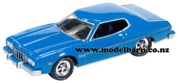 1/64 Ford Gran Torino (1974, blue)-ford-Model Barn