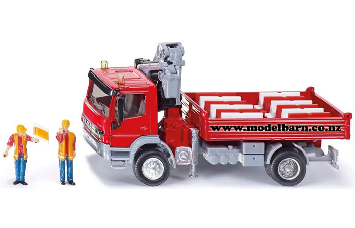 1/50 Mercedes Atego Tip Truck with Hiab & Accessories