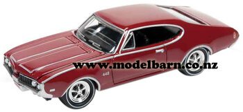1/64 Oldsmobile Cutlass 442 (1969, red)-oldsmobile-Model Barn