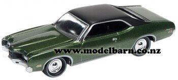 1/64 Mercury Montego (1971, green & black)-mercury-Model Barn