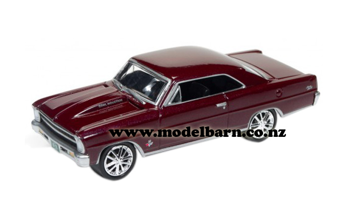 1/64 Chev Nova SS (1967, dark red)