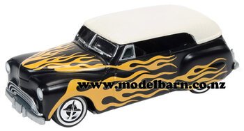 1/64 George Barris Phaeton Hot Rod (black with gold flames)-other-vehicles-Model Barn