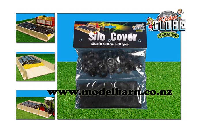 1/32 Silage Stack Cover & 50 Tyres