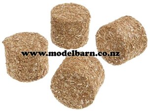 1/32 Round Hay Bales (4)-parts,-accessories-and-buildings-Model Barn
