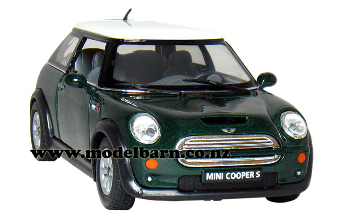 1/28 Mini Cooper S (green & white)