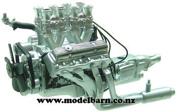 1/18 Chev 396 Big Block Injected Engine & Transmission-chevrolet-and-gmc-Model Barn