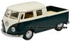 1/34 VW Kombi Double Cab Pick-Up (1963, dark green & white)