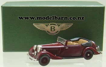 1/43 Bentley 4.25 Litre Convertible (1936, maroon)-rolls-royce-and-bentley-Model Barn